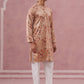 Floral Foil Printed Silk Blend Kurta Set ( 65KP P 5382 P 5382Golden ) [FF] [A-1-4]