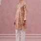 Floral Foil Printed Silk Blend Kurta Set ( 65KP P 5382 P 5382Golden ) [FF] [A-1-4]