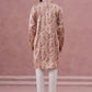 Paisley Foil Printed Silk Blend Kurta Set ( 65KP P 5383 P 5383Cream ) [FF] [A-1-4]