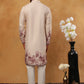 Men’s Cotton Blend Printed Kurta Pyjama (65KP 5404 Peach ) [FF] [B-1-2]