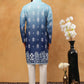 Printed Cotton Blend Kurta Pyjama Set (65KP 5405 Blue ) [FF] [P-8-7]