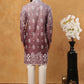 Printed Cotton Blend Kurta Pyjama Set (65KP 5405 Brown ) [FF] [P-8-7]