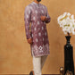 Printed Cotton Blend Kurta Pyjama Set (65KP 5405 Brown ) [FF] [P-8-7]