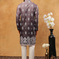Printed Cotton Blend Kurta Pyjama Set (65KP 5405 Charcoal ) [FF] [P-8-7]