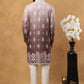 Printed Cotton Blend Kurta Pyjama Set (65KP 5405 Grey ) [FF] [P-8-7]