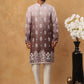 Printed Cotton Blend Kurta Pyjama Set (65KP 5405 Grey ) [FF] [P-8-7]