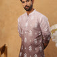 Printed Cotton Blend Kurta Pyjama Set (65KP 5405 Grey ) [FF] [P-8-7]