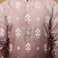 Printed Cotton Blend Kurta Pyjama Set (65KP 5405 Grey ) [FF] [P-8-7]