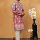 Printed Cotton Blend Kurta Pyjama Set (65KP 5405 Pink ) [FF] [P-8-7]