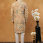 Printed & Embroidered Kurta Pyjama Set (65KP 5406 Mustard ) [FF] [G-8]