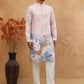Printed Cotton Blend Kurta Pyjama with Thread Work (65KP 5414 Peach ) [FF] [A-1-4]