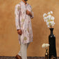 Printed Cotton Blend Kurta Pyjama with Thread Work (65KP 5416 Peach ) [FF] [J-1]