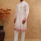 Cotton Blend Printed Straight Kurta Pyjama (65KP 5419 Peach ) [FF] [O-14]