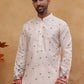 Cotton Blend Printed Straight Kurta Pyjama (65KP 5419 Peach ) [FF] [O-14]