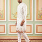 Cotton Blend Printed Straight Kurta Pyjama