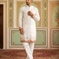 Cotton Blend Printed Straight Kurta Pyjama