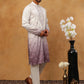 Festive Wear Silk Blend Embroidered Kurta Pyjama (65KP 5420 White ) [FF] [B-1]