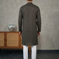 Festive Cotton Blend Printed Kurta Pyjama Set ( 65KP P 5421Black ) [FF] [P-11-10]