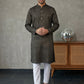 Festive Cotton Blend Printed Kurta Pyjama Set ( 65KP P 5421Black ) [FF] [P-11-10]