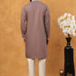 Classic Silk Blend Embroidered Kurta Pyjama Set (65KP 5427 Purple ) [FF] [Q-11-14]