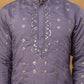 Festive Silk Blend Sequin Work Kurta Pyjama Set (65KP 5430 Purple ) [FF] [A-1-4]