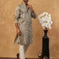 Luxury Silk Blend Thread Work Kurta Pyjama Set (65KP 5432 Beige ) [FF] [B-9]