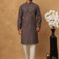 Festive Cotton Blend Printed Kurta Pyjama Set (65KP 5434 Grey ) [FF] [Q-11-14]