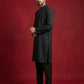 Embroidered Kurta Pyjama Set for Men ( 65KP B-P 5441Black S )