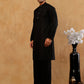 Viscose Rayon Embroidered Kurta with Korean Pants ( 65KP PJ11B R 5441 Black )