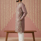 Silk Blend Designer Embroidered Kurta Set ( 65KP P 5445Brown S )