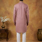 Silk Blend Designer Embroidered Kurta Set ( 65KP P 5445Peach S )