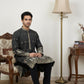 Men Silk Blend Embroidered Kurta Pyjama Set ( 65KP B-P 5458Black S )