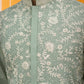 Classic Silk Blend Embroidered Kurta Pyjama ( 65KP P 5461Green S ) [FF] [H-7]