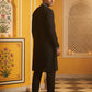 Embroidered Silk Blend Straight Kurta Pyjama ( 65KP P 5462Black S ) [FF] [B-6]