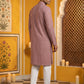 Embroidered Cotton Blend Kurta with Pyjama ( 65KP P 5463Pink S ) [FF] [H-10]