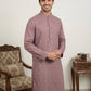 Classic Cotton Blend Foil Print Kurta Set ( 65KP B-P 5464Magenta )