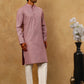 Traditional Printed Kurta Pyjama Set for Men ( 65KP P 5470Magenta )