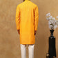 Traditional Printed Kurta Pyjama Set for Men ( 65KP P 5470Orange )