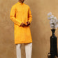Traditional Printed Kurta Pyjama Set for Men ( 65KP P 5470Orange )