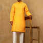 Traditional Printed Kurta Pyjama Set for Men ( 65KP P 5470Orange )