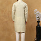 Traditional Printed Kurta Pyjama Set for Men ( 65KP P 5470Pista )