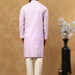 Traditional Printed Kurta Pyjama Set for Men ( 65KP P 5470Purple )