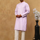 Traditional Printed Kurta Pyjama Set for Men ( 65KP P 5470Purple )