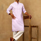Traditional Printed Kurta Pyjama Set for Men ( 65KP P 5470Purple )