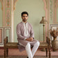 Men Japanese Fabric Embroidered Kurta Set ( 65KP 5475Magenta S )
