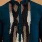 Japanese Fabric Embroidered Kurta with Korean Pants ( 65KP PJ11B F 5497 Peacock )