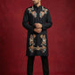 Japanese Imported Fabric Embroidered Kurta Set ( 65KP B-P 5499Black S )