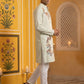Japanese Imported Fabric Embroidered Kurta Set ( 65KP P 5499White )