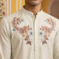 Japanese Imported Fabric Embroidered Kurta Set ( 65KP P 5499White )