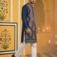 Royale Silk Blend Kurta Set ( 65KP 5506Peacock S )